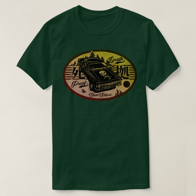 Death Speed School Label T-Shirt (Design Front)