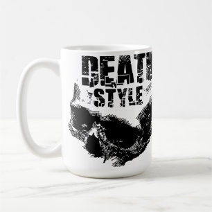 Death Style Skull Design Coffee Mug