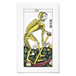 Death Tarot Card Photo Print