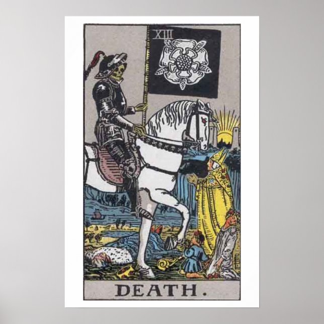 Death Tarot Card Poster (Front)