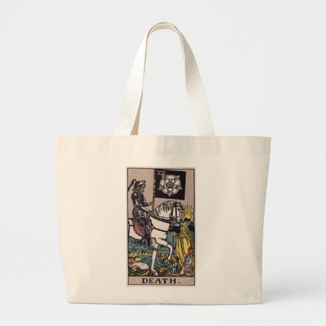 Death tarot card tote bag (Front)