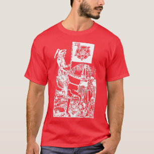 Death Tarot Card XIII Occult Esoteric Dark Design T-Shirt