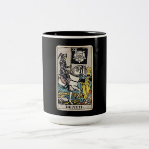 Death Tarot Two-Tone Coffee Mug