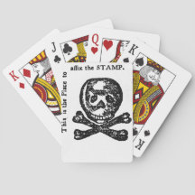 Death Tax Stamp Playing Cards