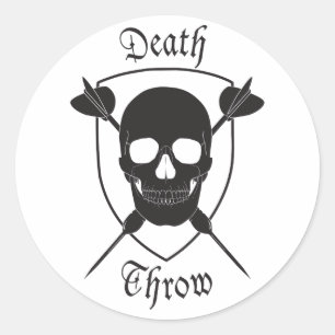 Death Throw Sticker