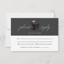 Death to My 20s 30th Birthday RSVP Reply Card