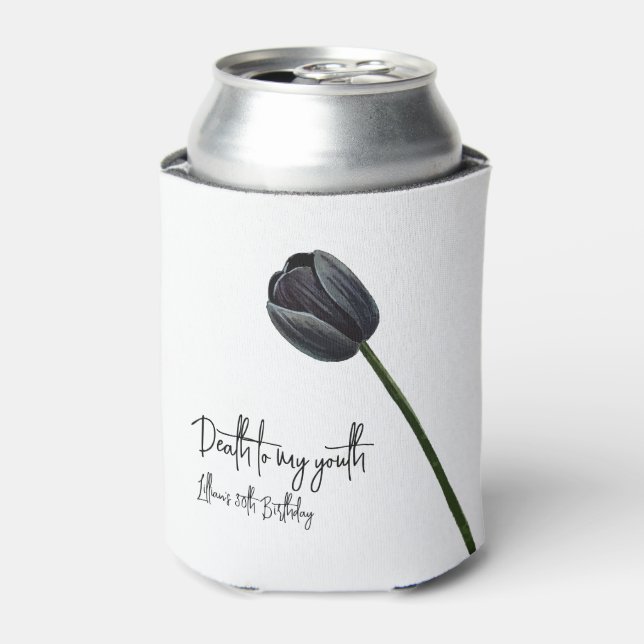 Death to My 20s Birthday Invitation Can Cooler (Can Front)