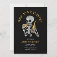 Death to My 20s Invitation