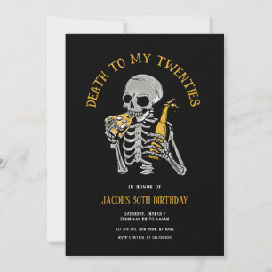 Death to My 20s Invitation