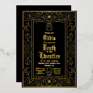 Death to my twenties Halloween 30th birthday