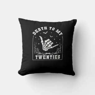 Death To My Twenties - Whimsigoth 30th Birthday Cushion