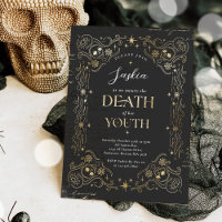 Death To My Youth Halloween Any Age Birthday Party