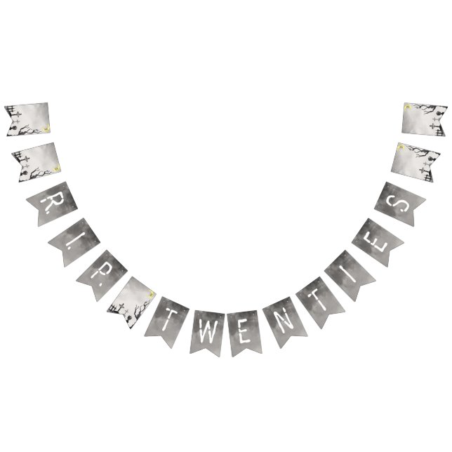 Death to My Youth, R.I.P. Twenties, Birthday Party Bunting (All)