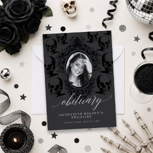 Death to Your 20's Obituary Card