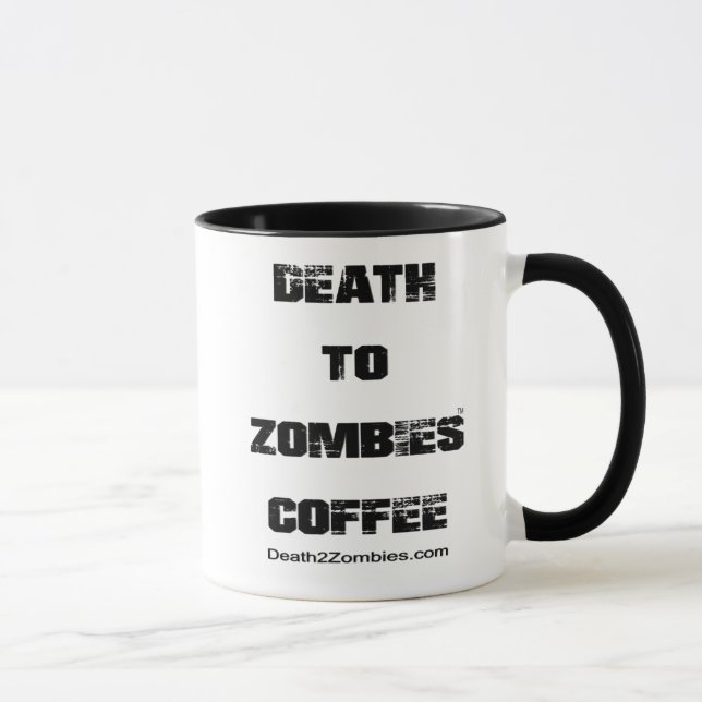 Death to Zombies Coffee Mug (Right)
