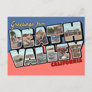 Death Valley California Large Letter Postcard