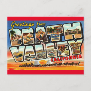 Death Valley California Vintage Greeting Postcard