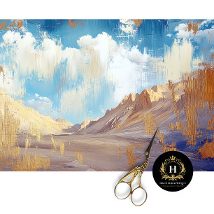 Death Valley Desert California Travel Decoupage  Tissue Paper