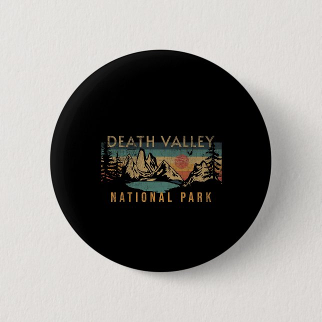 Death Valley National Park  6 Cm Round Badge (Front)