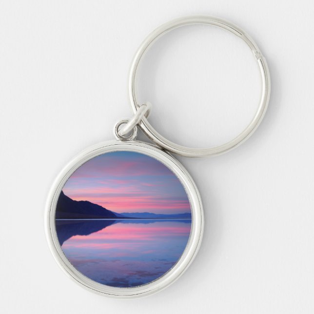 Death Valley National Park. Badwater at dawn Key Ring (Front)
