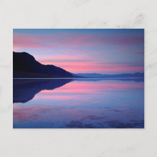 Death Valley National Park. Badwater at dawn Postcard