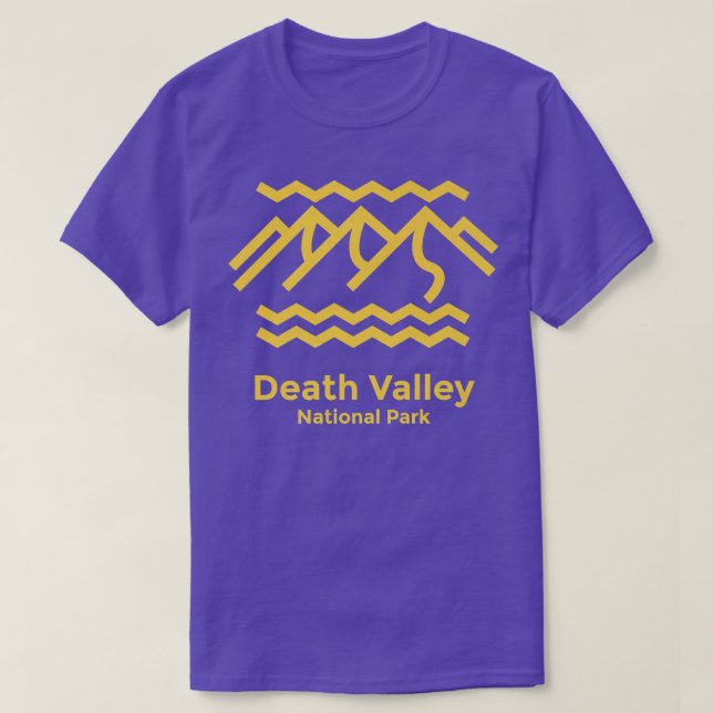 Death Valley National Park California Retro Graphi T-Shirt (Design Front)