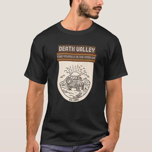Death Valley National Park California State Souven T-Shirt (Front)