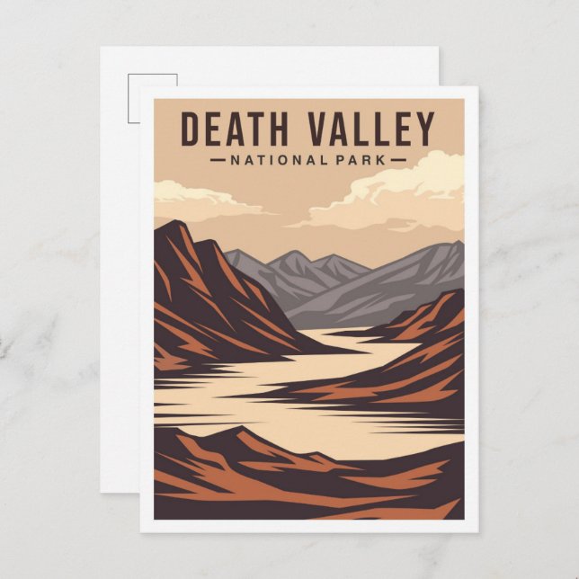 Death Valley National Park California USA Travel Postcard (Front/Back)