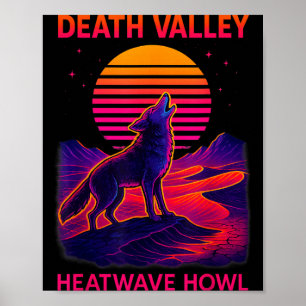Death valley national park death valley heatwave poster