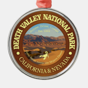Death Valley National Park Metal Ornament