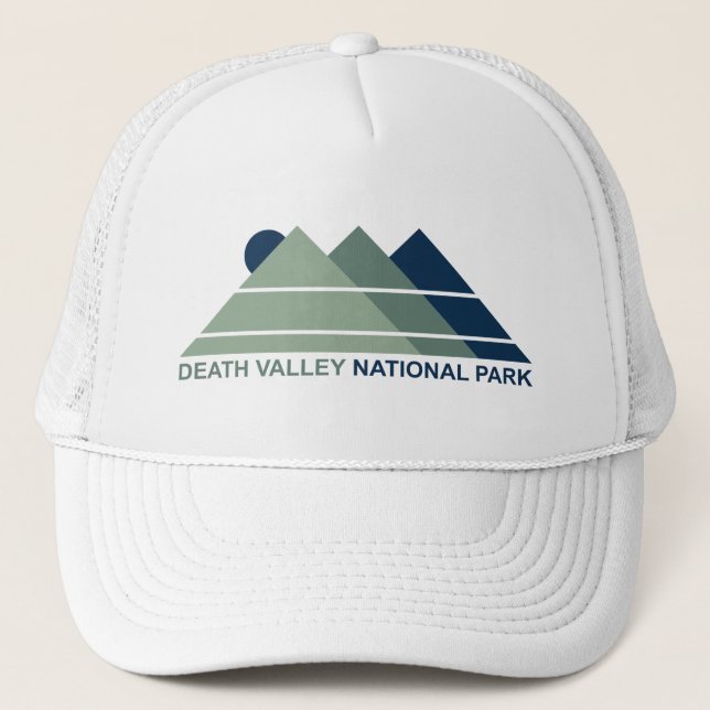 Death Valley National Park Mountain Sun Trucker Hat (Front)