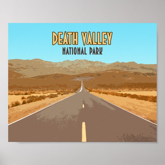 Death Valley National Park Nevada California Poster (Front)