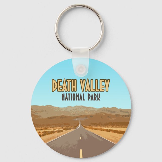 Death Valley National Park Nevada Vintage Key Ring (Front)