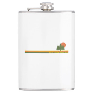 Death Valley National Park Pine Trees Sun Hip Flask