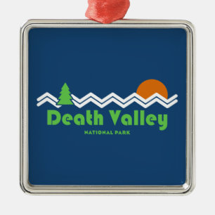 Death Valley National Park Retro Metal Ornament