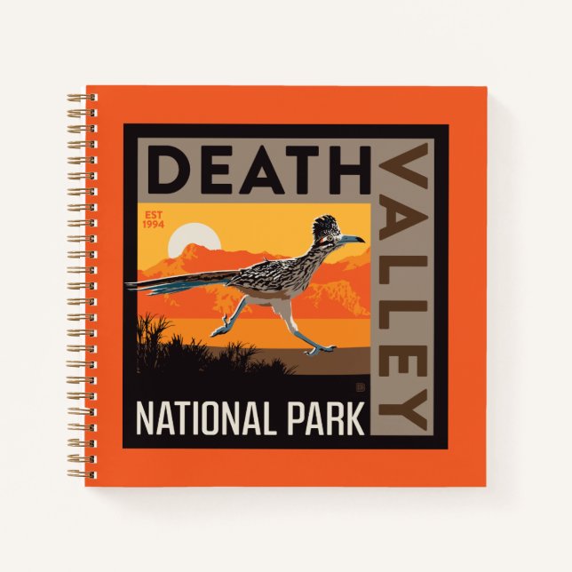 Death Valley National Park | Roadrunner Notebook (Front)