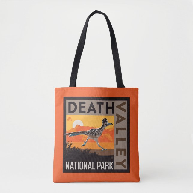 Death Valley National Park | Roadrunner Tote Bag (Front)