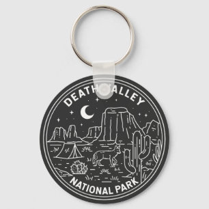 Death Valley National Park Sand Dunes Monoline   Key Ring