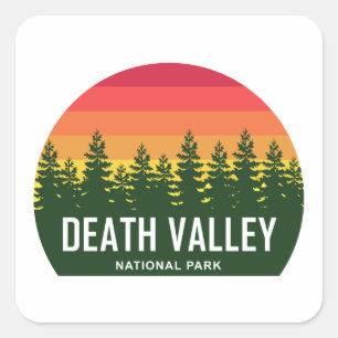 Death Valley National Park Square Sticker