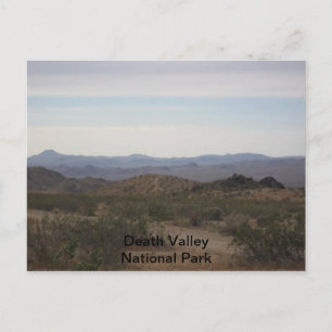 Death Valley National Park Travel Postcard