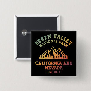 Death Valley National Park USA Gradient 15 Cm Square Badge
