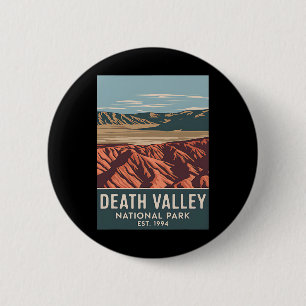 Death Valley National Park Vintage Camping Hiking  6 Cm Round Badge