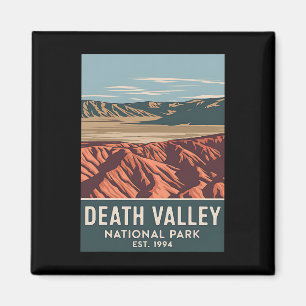 Death Valley National Park Vintage Camping Hiking Magnet