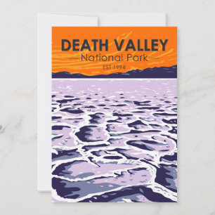 Death Valley National Park Vintage Holiday Card