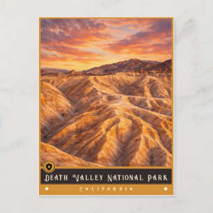 Death Valley National Park Vintage Postcard