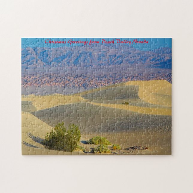 Death Valley Nevada.Christmas Greetings Jigsaw Puzzle (Horizontal)