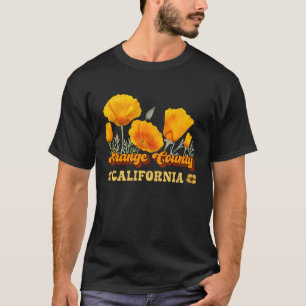 Death Valley ORANGE COUNTY CALIFORNIA Golden Poppy T-Shirt