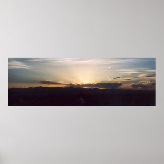 Death Valley Sunset Poster