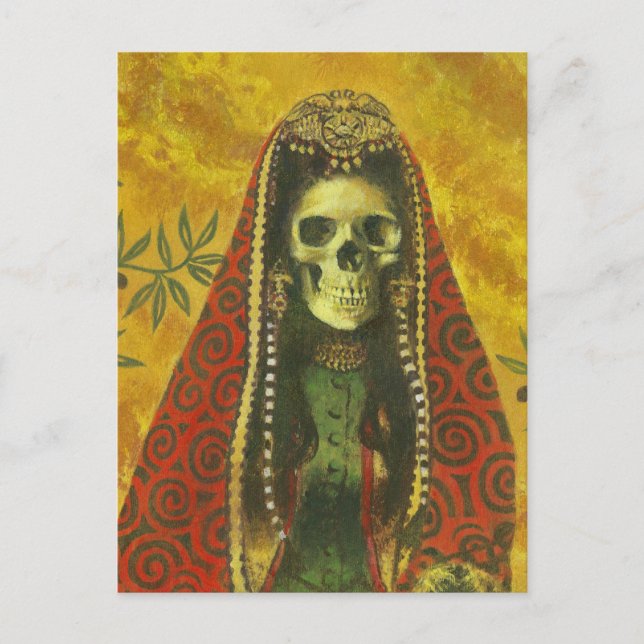 Death Witch Skull Postcard (Front)