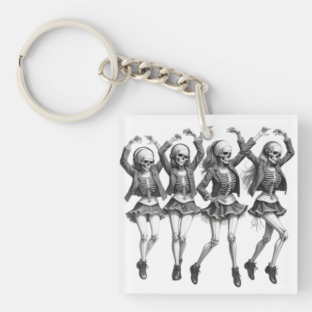 Death Women Dance Key Ring (Front)
